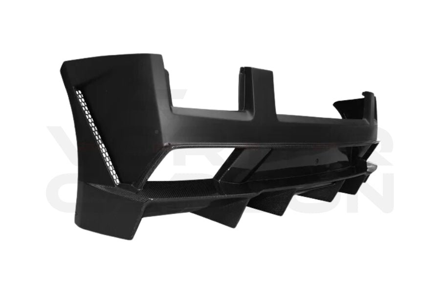 Partial Carbon Fiber VF Style Rear Bumper - Lamborghini Gallardo (2004-2008)