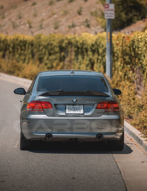 Carbon Fiber Trunk Spoiler PSM High Kick Style - BMW E90 E92 E93 3 Series & M3 (2006-2013)