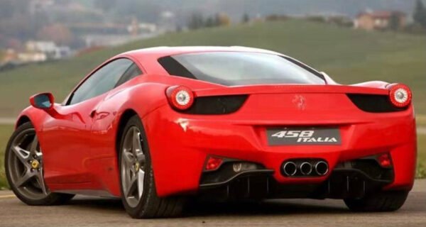 Carbon Fiber Rear Diffuser Fog Light Trim - Ferrari 458 (2010–2015)