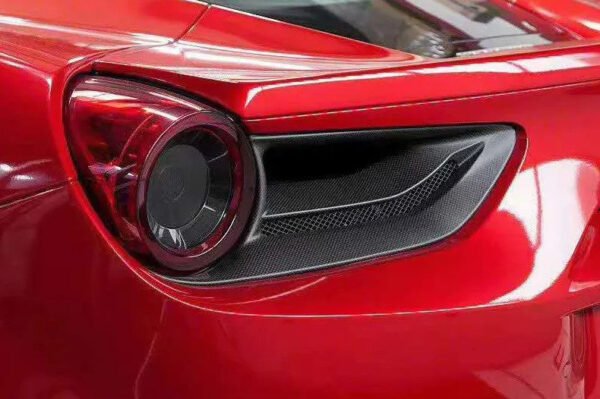 Carbon Fiber Rear Taillight Trim - Ferrari 488 (2015-2019)