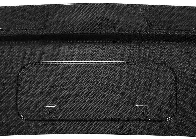 Carbon Fiber Rear License Plate Mount - Chevrolet Corvette C8 Stingray (2020+)