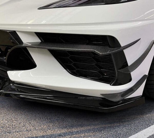 Carbon Fiber Front Canard Splitter - Chevrolet Corvette C8 Stingray (2020+)