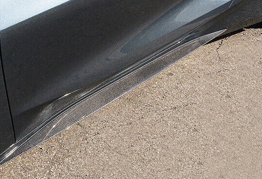Carbon Fiber Performance Z51 Style Side Skirt Extensions - Chevrolet Corvette C8 Stingray (2020+)