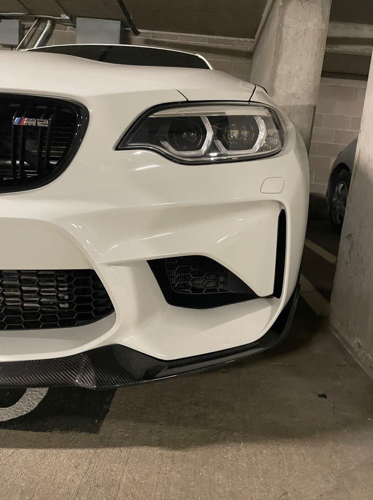 Carbon Fiber CS Style Front Lip - BMW F87 M2 (2016–2018)
