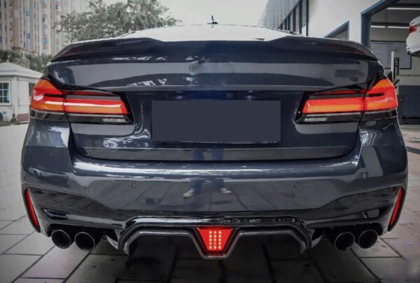 Carbon Fiber F1 Light LED Rear Diffuser - BMW F90 M5 (2018–2023)
