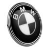 BMW Black & White Wheel Emblem Replacement Set (4 Piece)