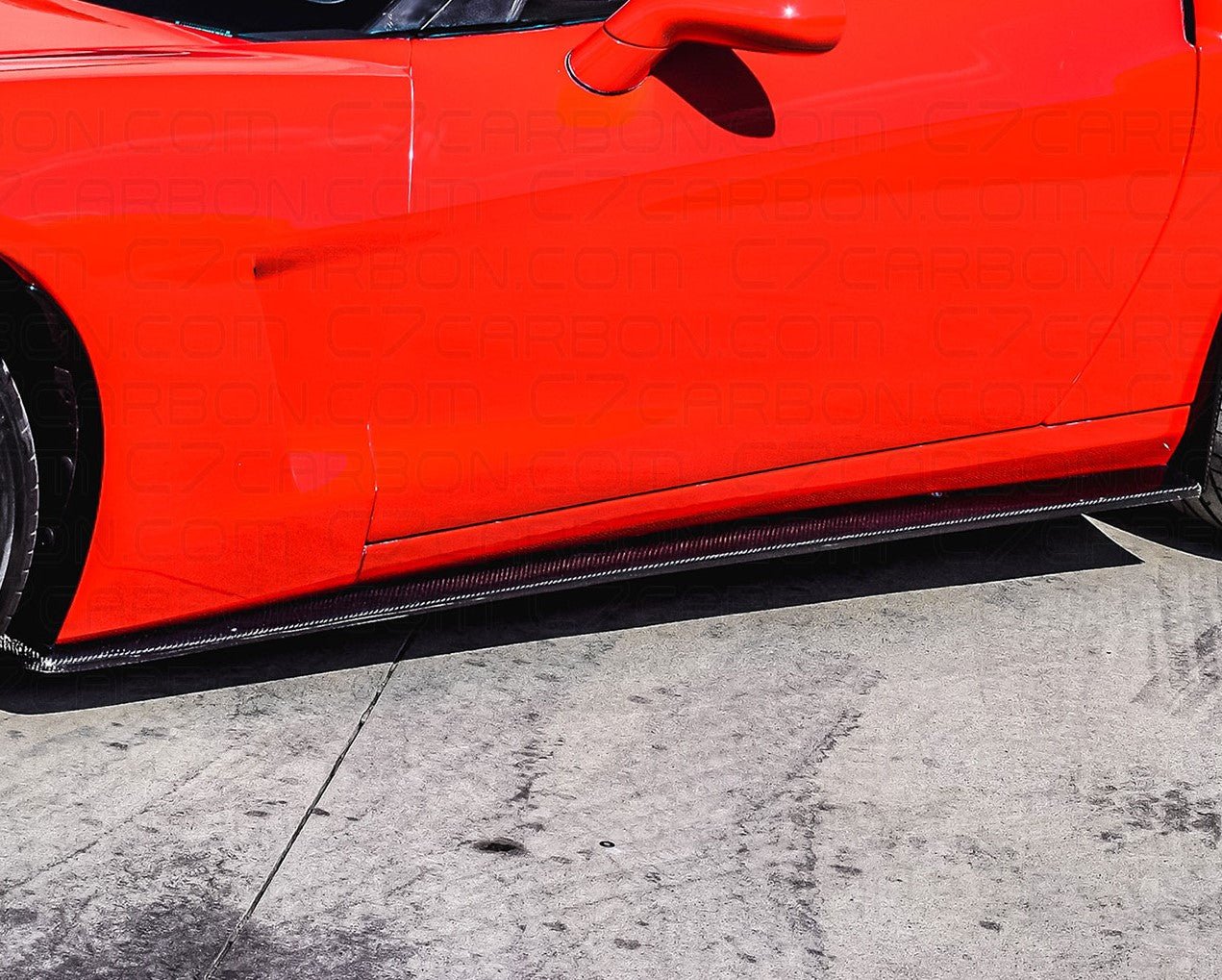 Carbon Fiber ZR1 Style Side Skirts - Chevrolet Corvette C6 (2005-2013)