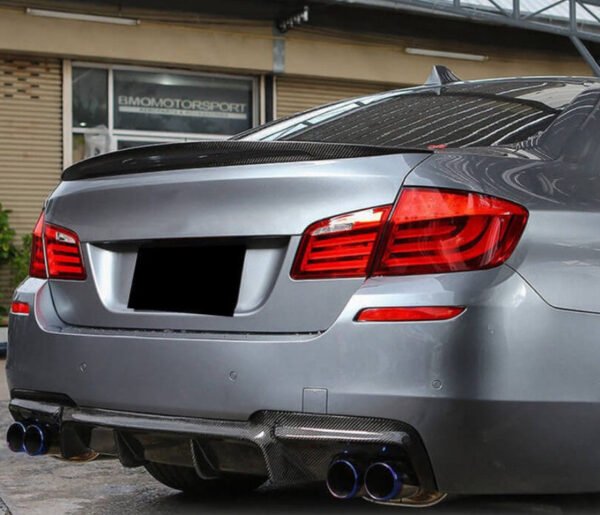 Carbon Fiber DTM Style Rear Diffuser (Quad Tips) - BMW 5 Series F10 (M-Sport) 2011-2016