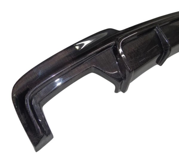 Carbon Fiber V Style Rear Diffuser (Quad Tips) - BMW 5 Series F10 (M-Sport) 2011-2016