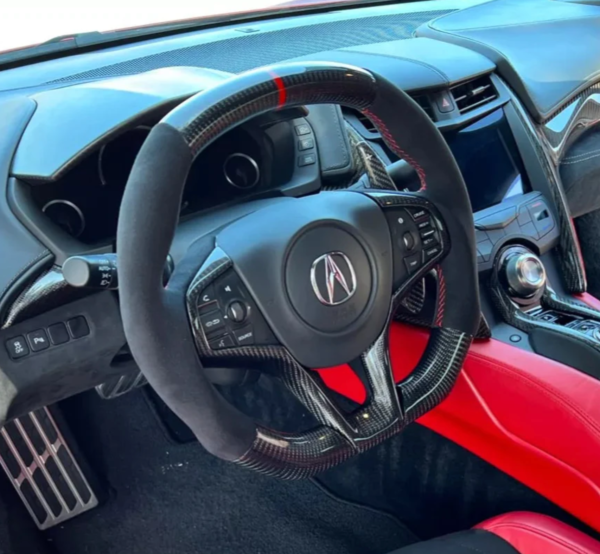 Fully Custom Carbon Fiber Steering Wheel – Honda Acura NSX (2017-2022)