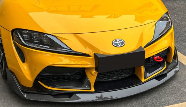 Carbon Fiber Front Bumper Lower Trim Garnish - Toyota Supra A90 A91 (2020+)