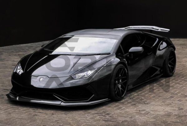 Unpainted FRP D Style Wide Fender Flares Set - Lamborghini Huracan LP580 LP610 (2015-2020)