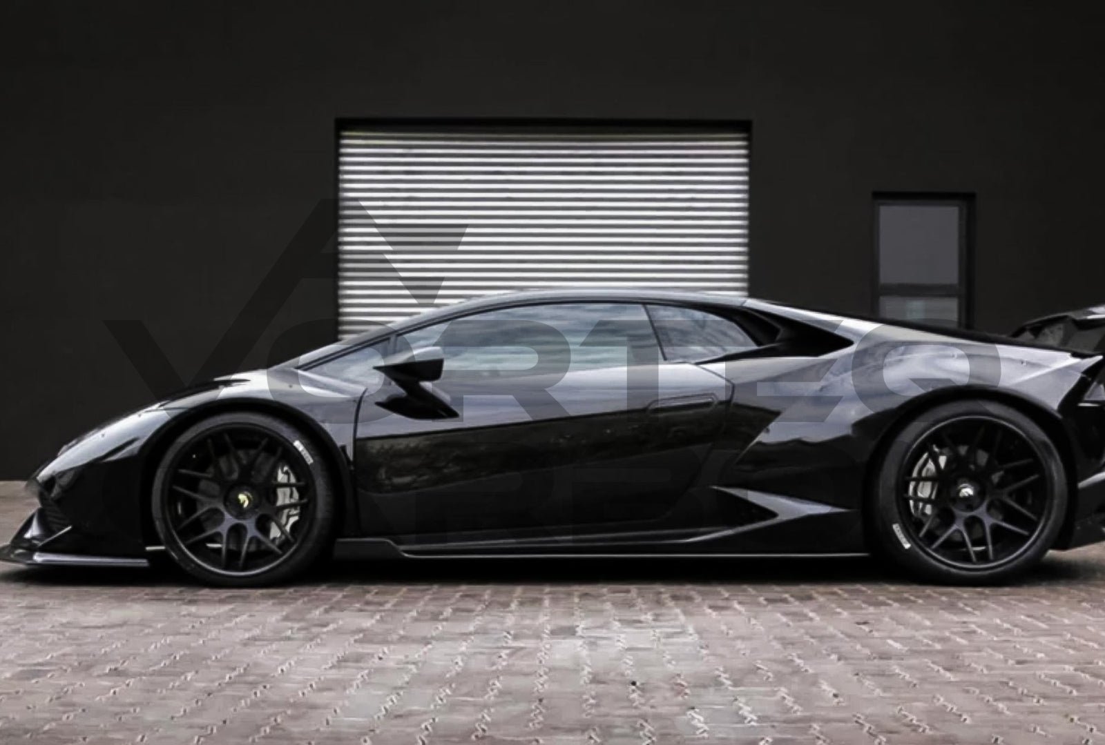 Unpainted FRP D Style Wide Fender Flares Set - Lamborghini Huracan LP580 LP610 (2015-2020)