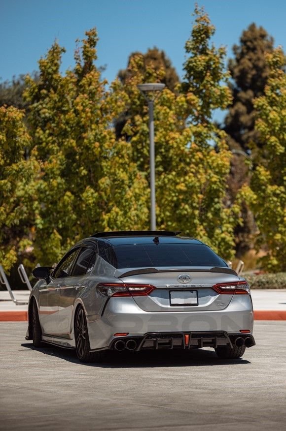 Gloss Black Rear Yofer Diffuser - Toyota Camry (8th Generation) (2018-2024)