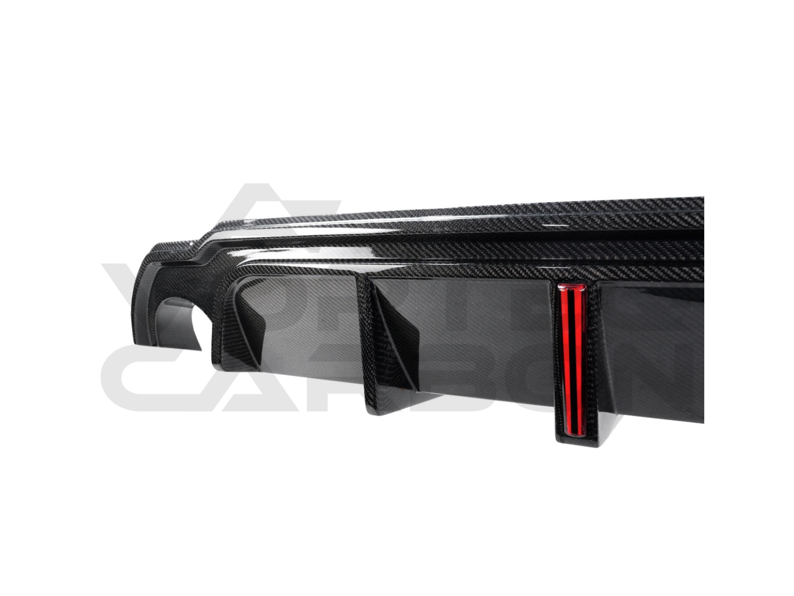Carbon Fiber F1 LED J Style Rear Diffuser - Infiniti Q50 (2014-2017)