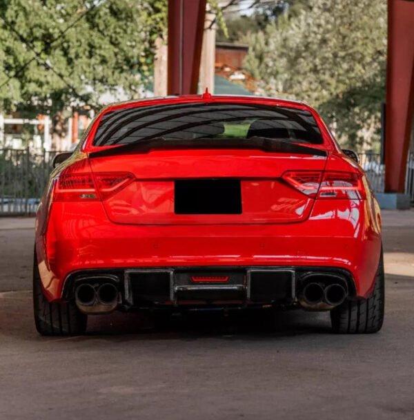 Carbon Fiber Trunk Spoiler M4 Style - Audi S5 RS5 B8/B8.5 Coupe (2008-2016)