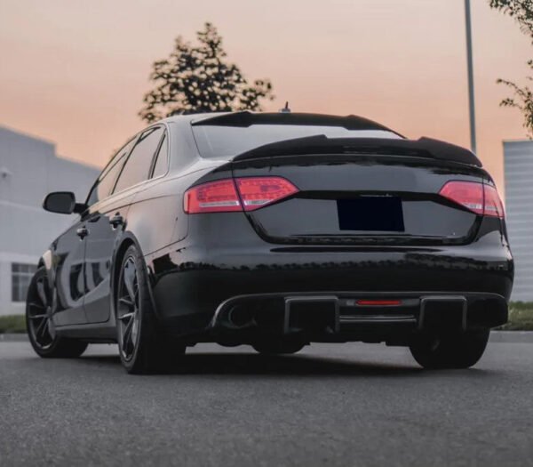 Carbon Fiber Trunk Spoiler PSM High Kick Style - Audi A4 B8.5 (2013-2016)