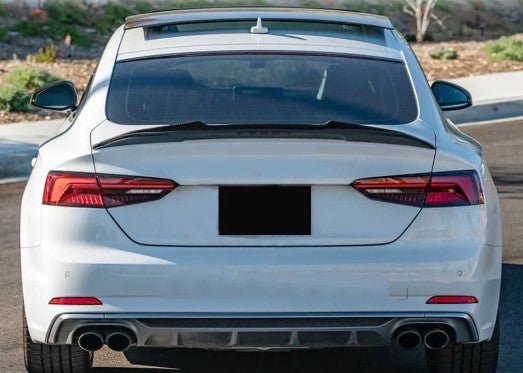 Carbon Fiber Trunk Spoiler PSM High Kick Style - Audi A4 S4 B9 (2017-2024)
