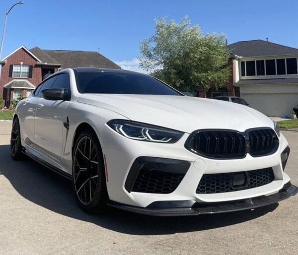 Carbon Fiber A Style Front Lip - BMW M8 Coupe / Gran Coupe / Convertible (F91 F92 F93) 2019+
