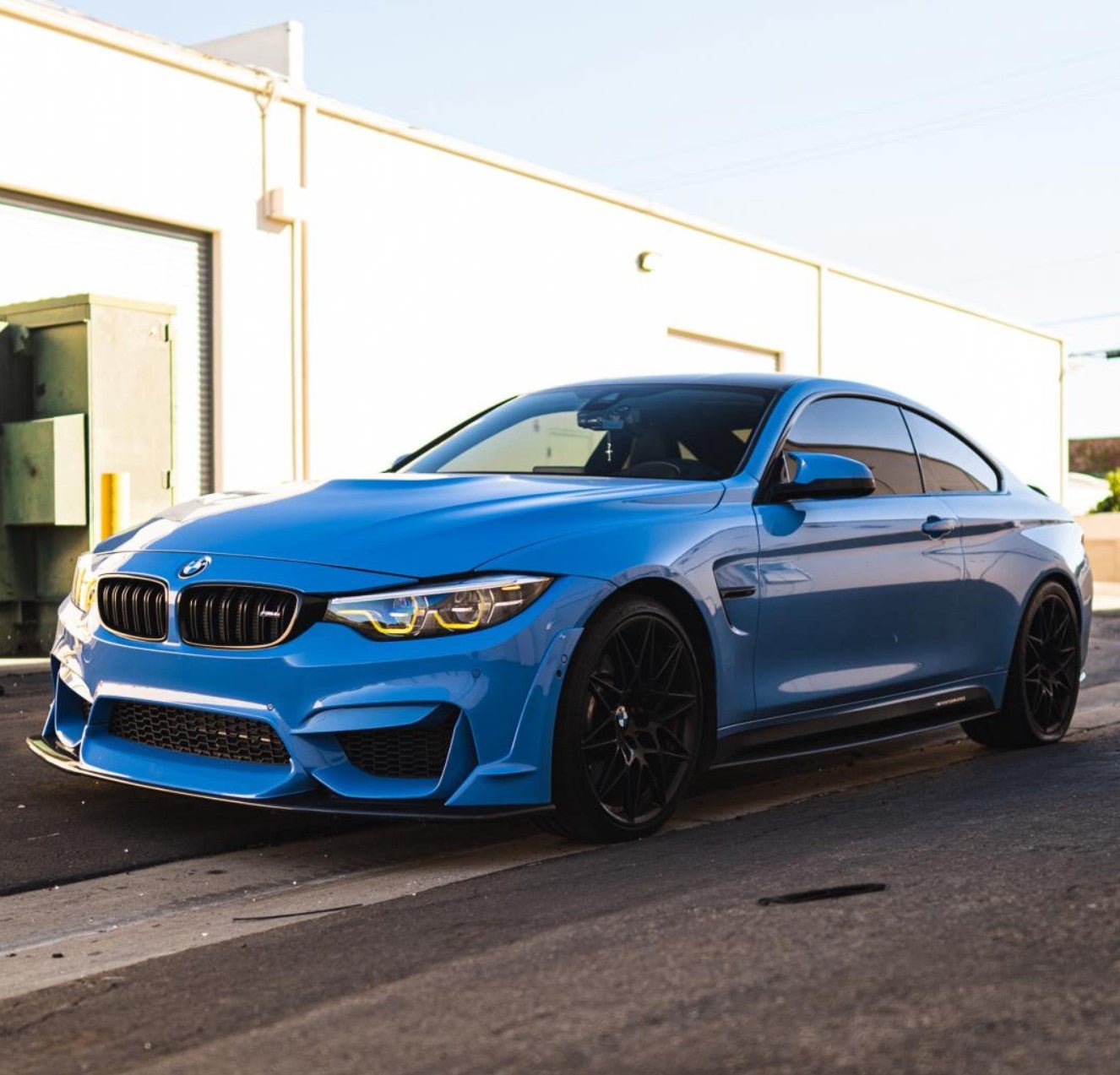 Carbon Fiber Laptorr Style Front Lip - BMW F80 F82 F83 (2015–2020)