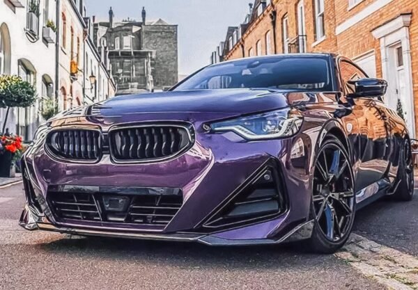 Carbon Fiber Performance Style Front Lip Splitter - BMW G42 M240i (2022+)