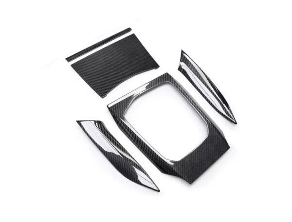 Carbon Fiber Center Console Interior Trim Set (5 Pieces) - BMW G Chassis (2019+)