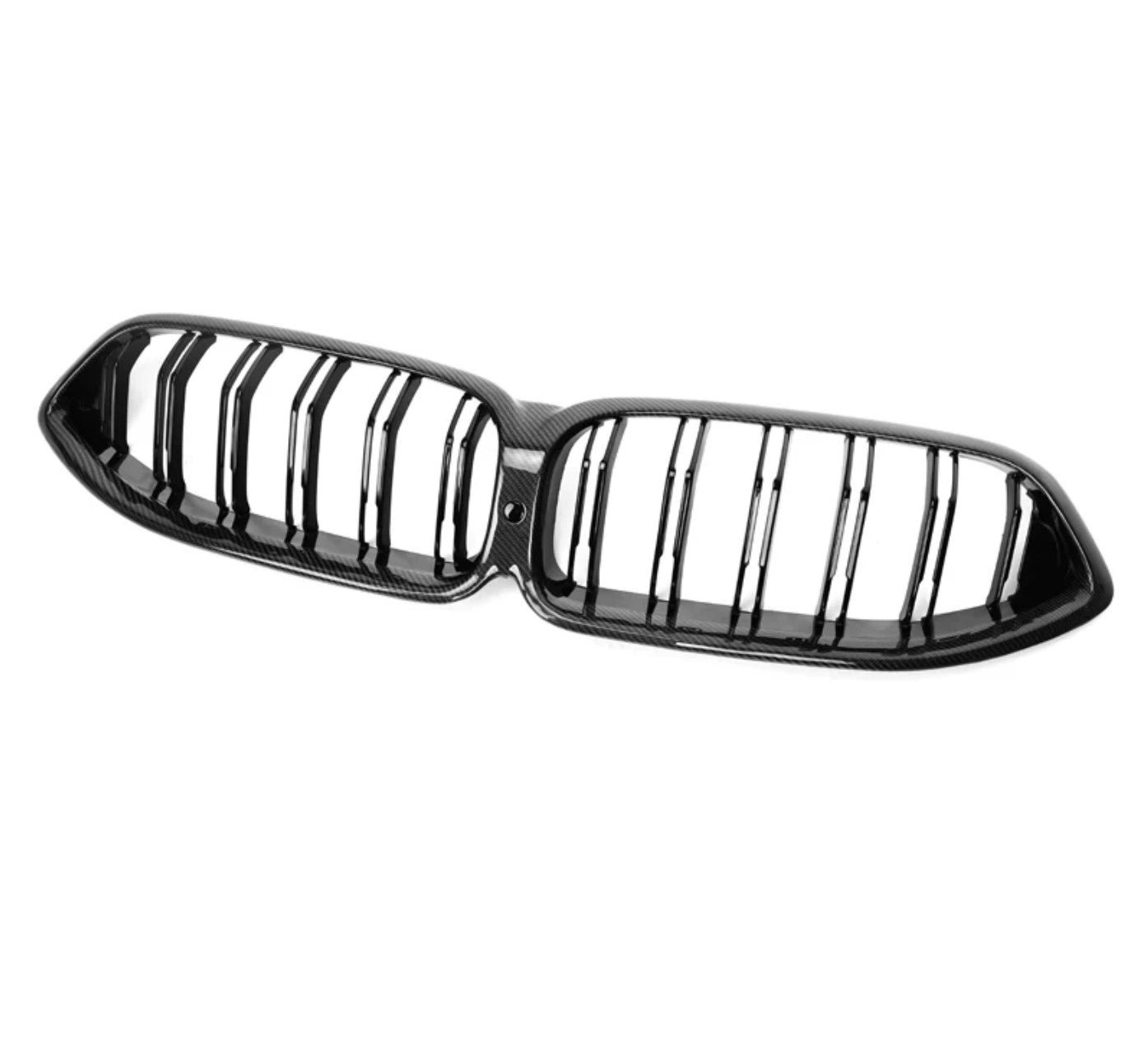 Carbon Fiber Dual Slat Front Kidney Grilles - BMW 8 Series M8 Coupe / Gran Coupe / Convertible / Sedan (F91 F92 F93 G14 G15 G16) (2019+)
