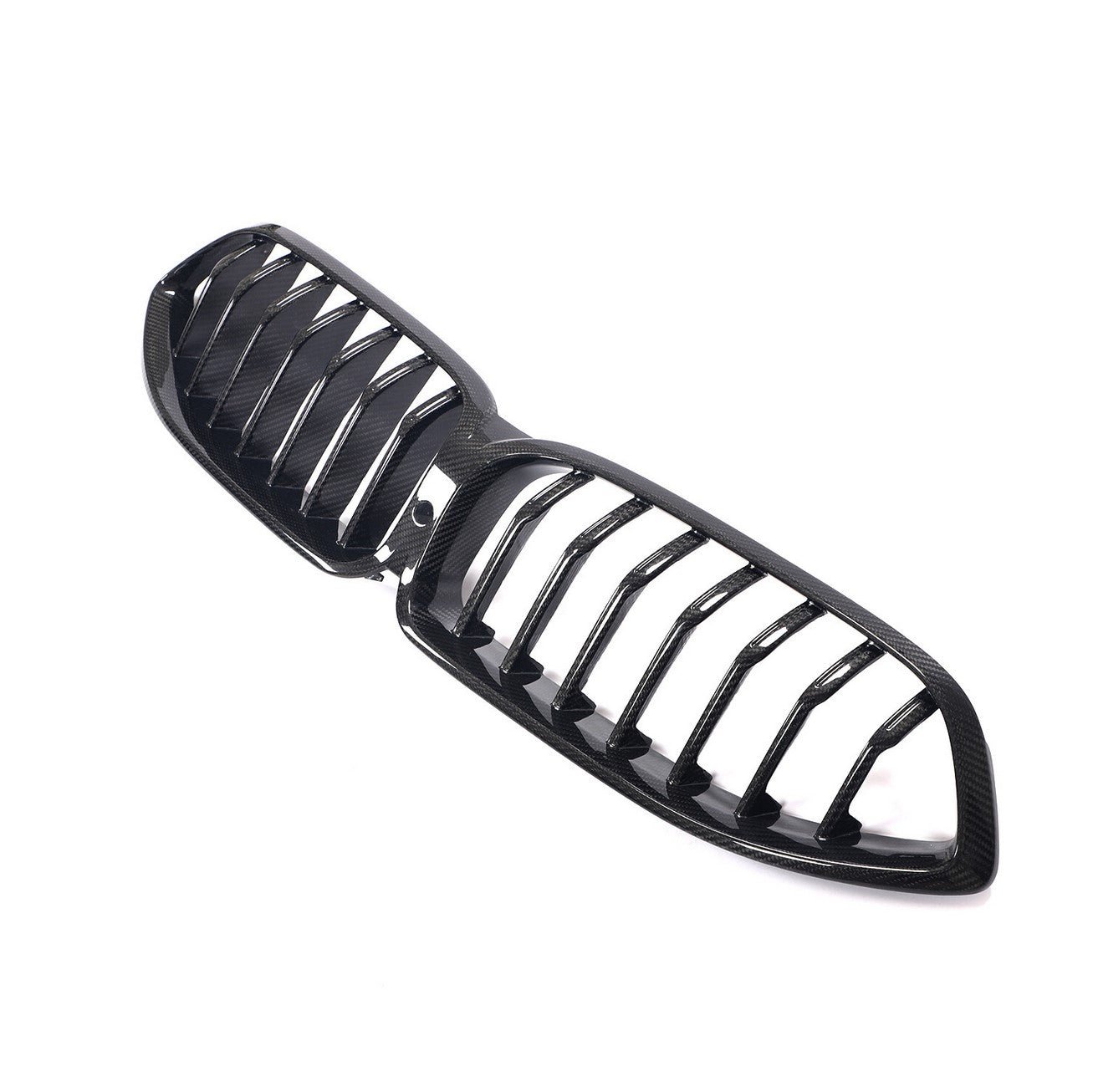 Carbon Fiber Single Slat Front Kidney Grilles - BMW 8 Series M8 Coupe / Gran Coupe / Convertible / Sedan (F91 F92 F93 G14 G15 G16) (2019+)