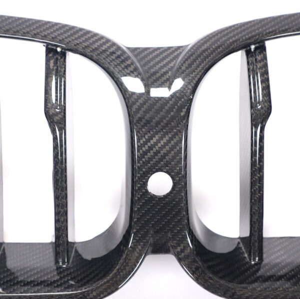 Carbon Fiber Single Slat Front Kidney Grilles - BMW 8 Series M8 Coupe / Gran Coupe / Convertible / Sedan (F91 F92 F93 G14 G15 G16) (2019+)
