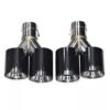 Carbon Fiber M Performance Style Dual Exhaust Tips (2012+)