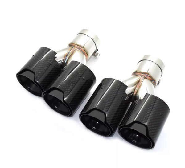 Carbon Fiber M Performance Style Dual Exhaust Tips (2012+)