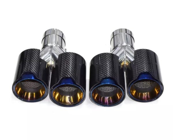 Carbon Fiber M Performance Style Dual Exhaust Tips (2012+)