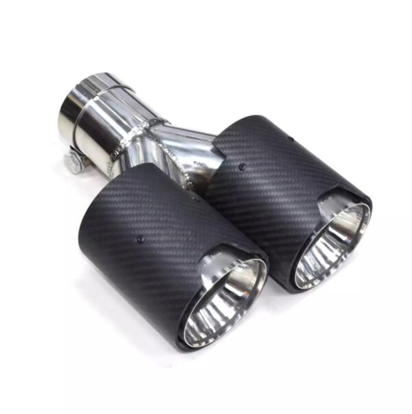 Carbon Fiber M Performance Style Dual Exhaust Tips (2012+)