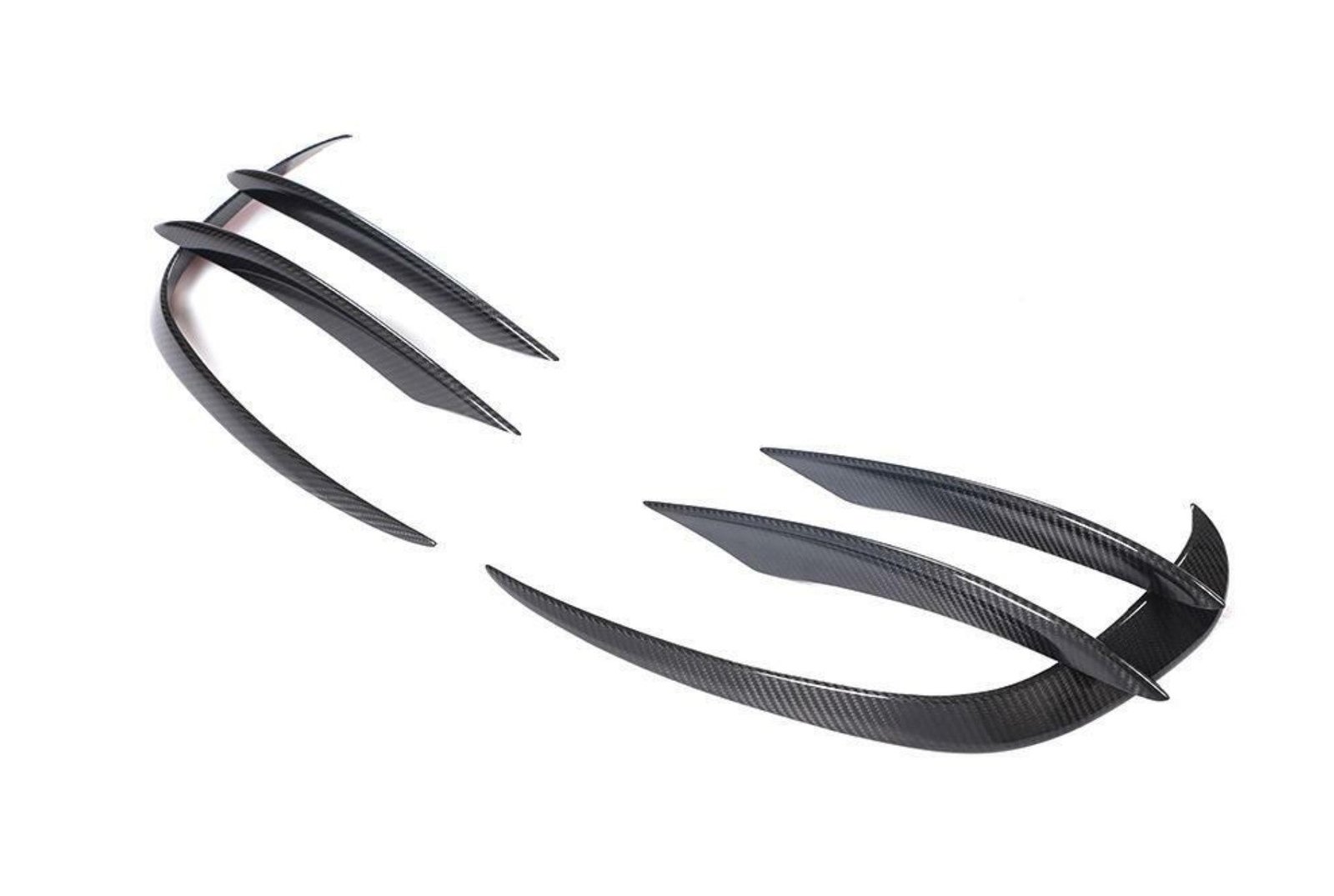 Carbon Fiber Front Vent Canard Overlays - Mercedes W205 C43 AMG (2019+)