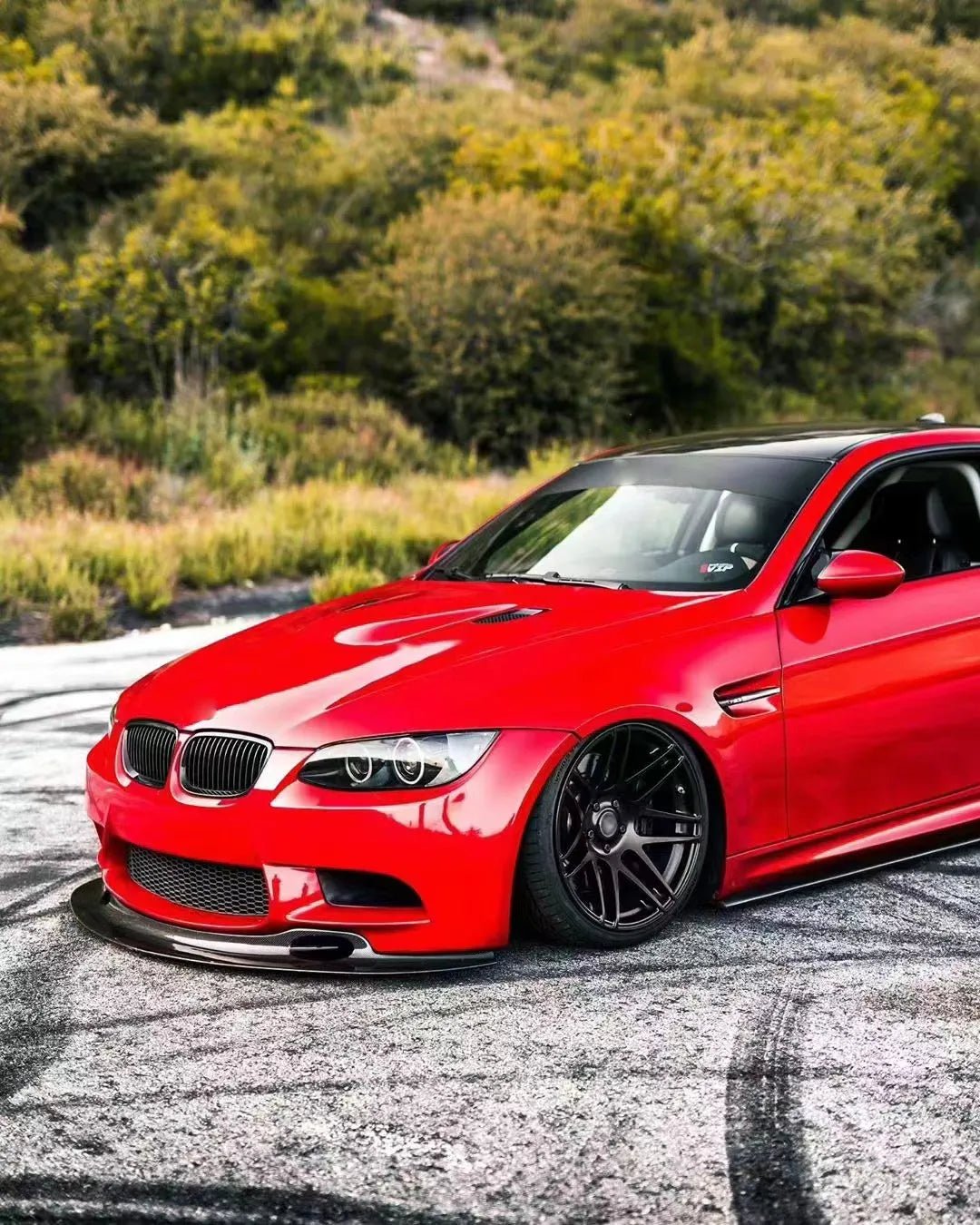 Carbon Fiber GT4 Front Lip - BMW E92 E93 (M3) 2008–2013