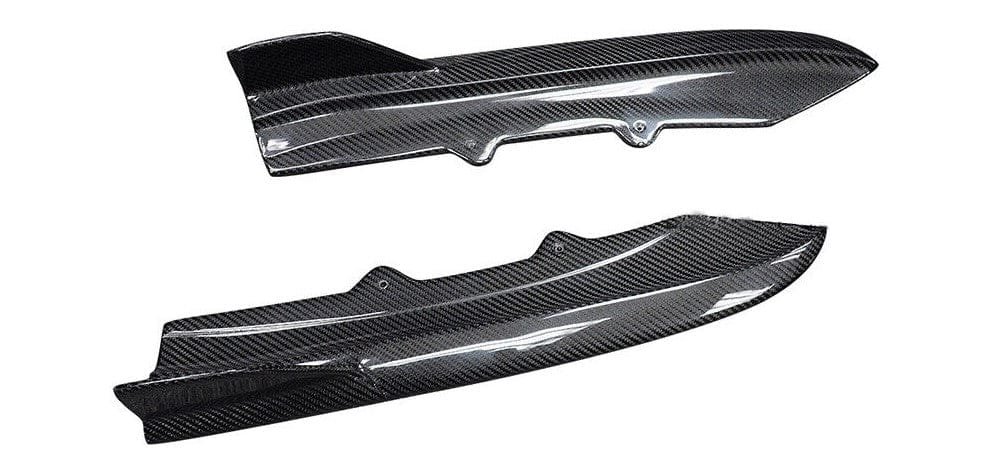 Carbon Fiber Rear Canard Splitters (V2) - BMW F30 (M-Sport Only) 2012–2018