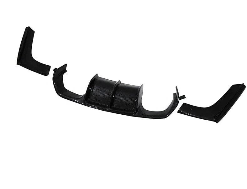 Carbon Fiber V Style Rear Diffuser (3 Pieces) - BMW F80 F82 (2015–2020)