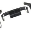 Carbon Fiber V Style Rear Diffuser (3 Pieces) - BMW F80 F82 (2015–2020)