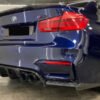 Carbon Fiber V Style Rear Diffuser (3 Pieces) - BMW F80 F82 (2015–2020)