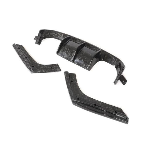 Carbon Fiber V Style Rear Diffuser (3 Pieces) - BMW F80 F82 (2015–2020)