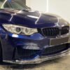 Carbon Fiber V Style Front Lip - BMW F80 M3 F82 F83 M4 (2015-2020)