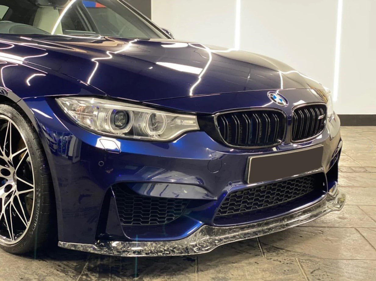 Carbon Fiber V Style Front Lip - BMW F80 M3 F82 F83 M4 (2015-2020)