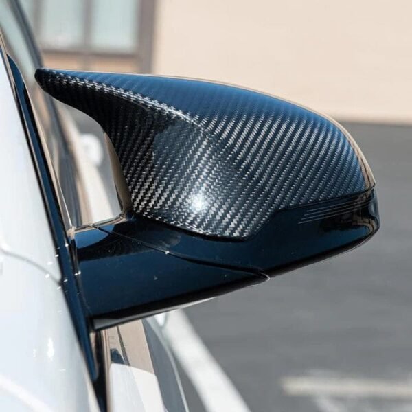Carbon Fiber M Style Mirror Cap Replacements - BMW F80 M3 / F82 F83 M4 / F87 M2C (2015–2020)