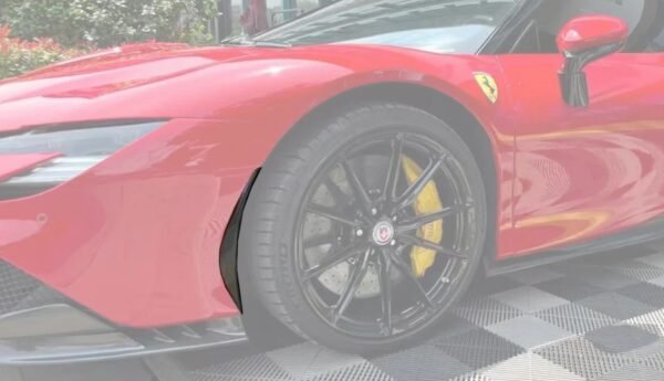 Carbon Fiber OEM Style Front Bumper Side Trim - Ferrari SF90 Stradale (2020-UP)