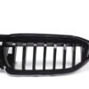 Gloss/Matte Black Front Kidney Grilles (Single Slat) - BMW G20 Pre LCI (2019-2022)