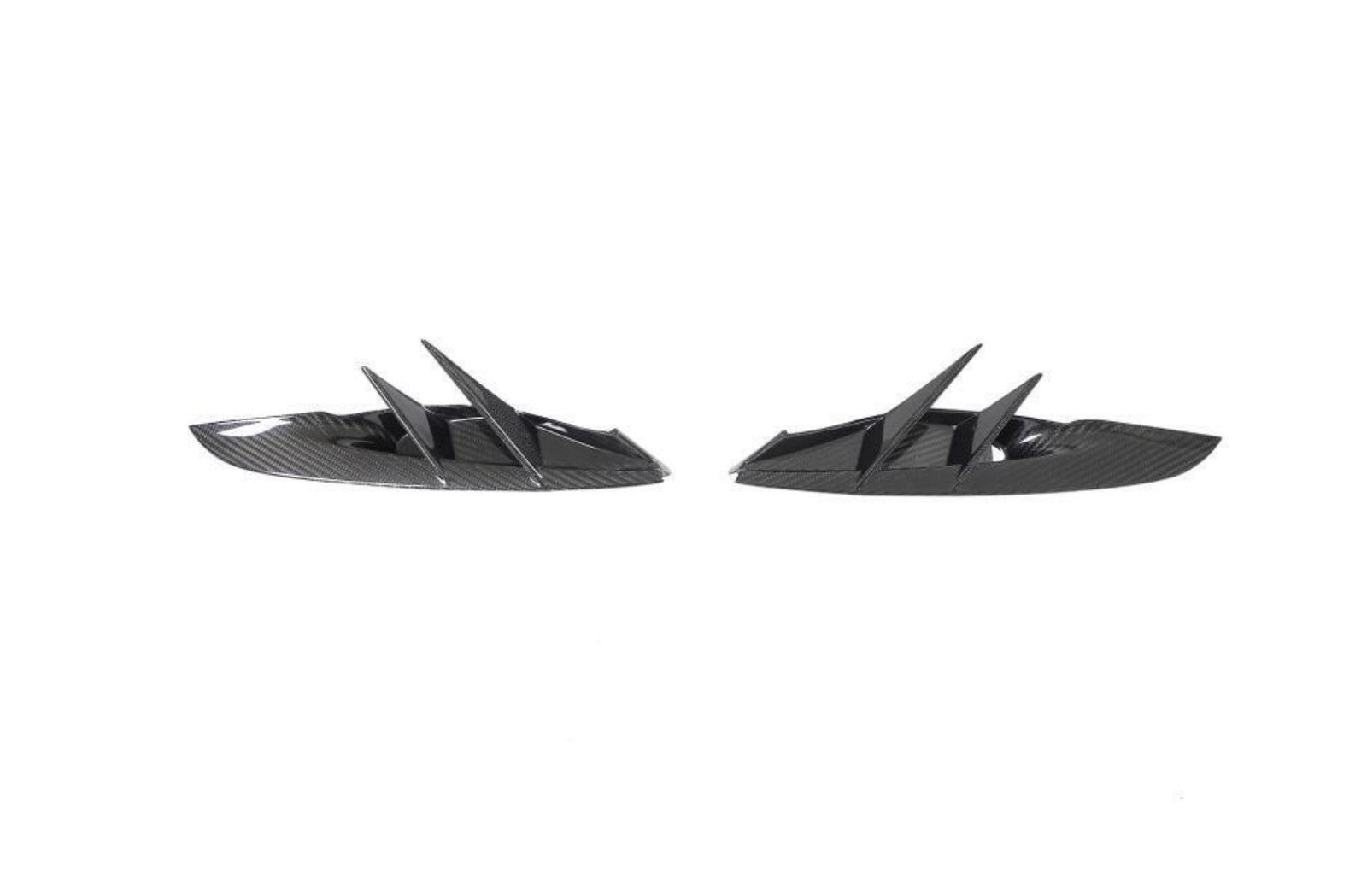 Carbon Fiber Headlight Vent Trim Inserts - Toyota Supra A90 A91 (2020+)