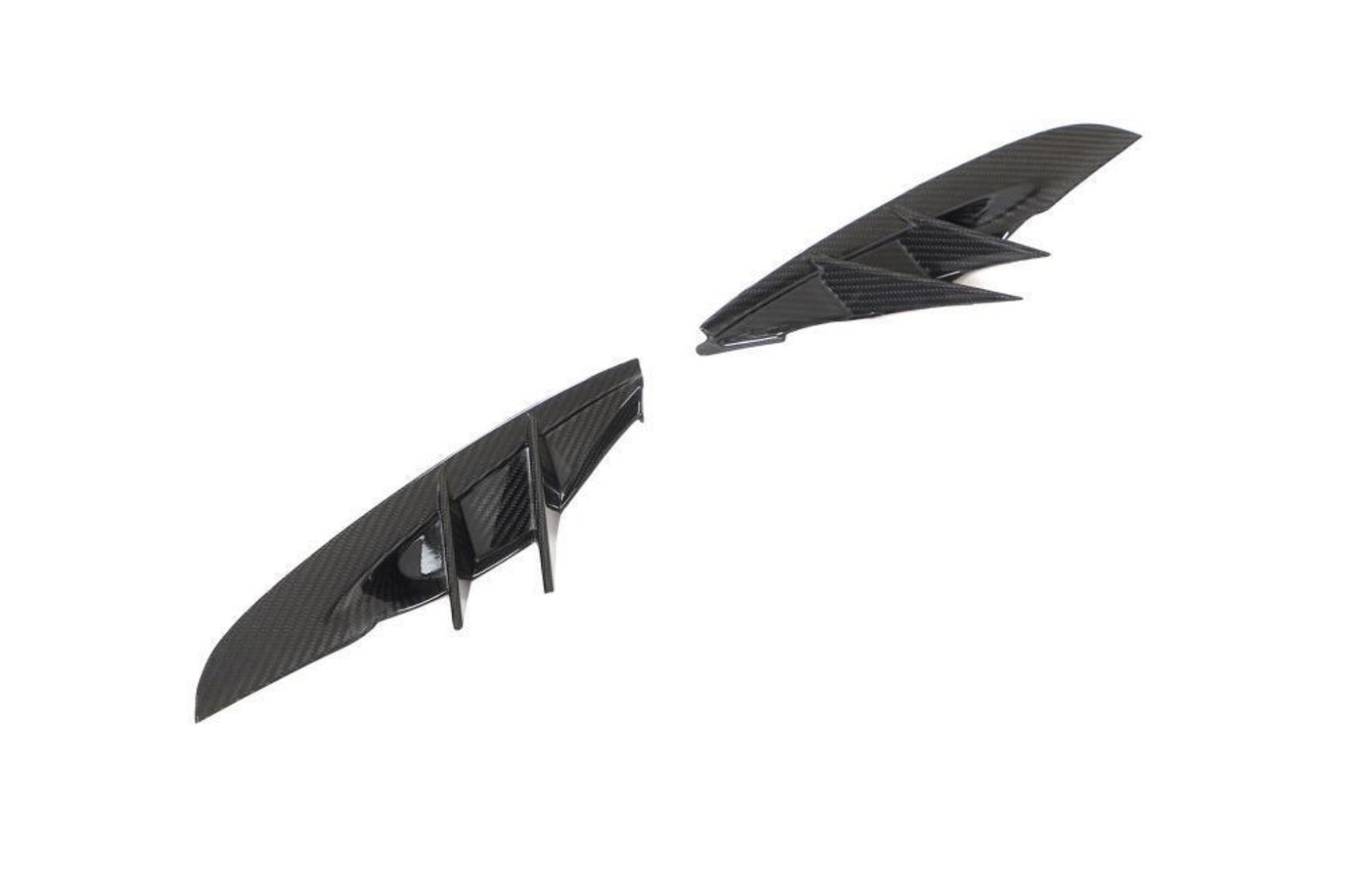 Carbon Fiber Headlight Vent Trim Inserts - Toyota Supra A90 A91 (2020+)
