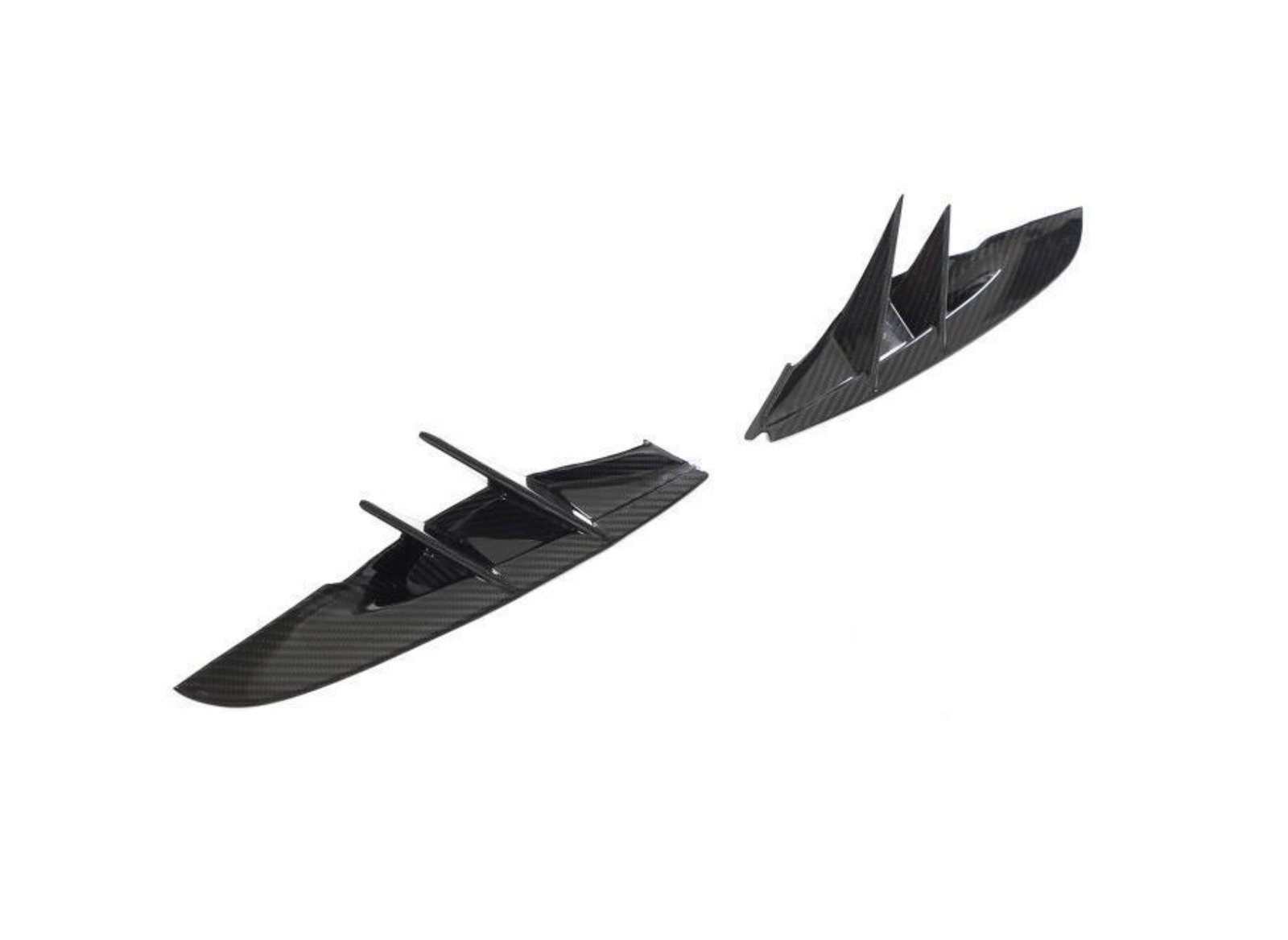Carbon Fiber Headlight Vent Trim Inserts - Toyota Supra A90 A91 (2020+)