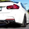 Carbon Fiber Rear Canard Splitters (V1) - BMW F30 (M-Sport Only)