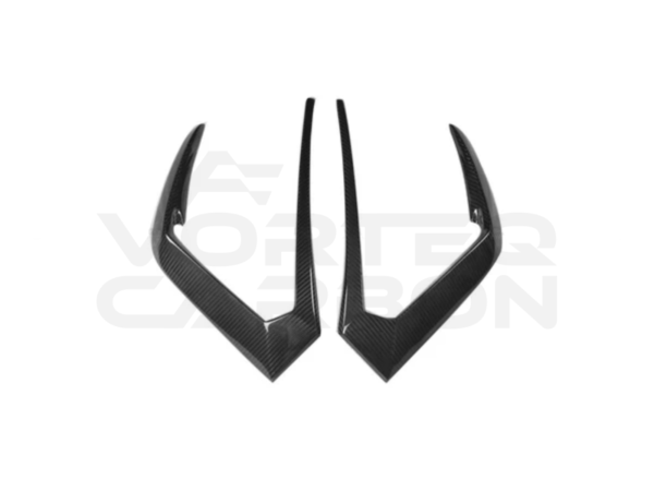 Carbon Fiber T Style Rear Bumper Side Vent Trim - Lamborghini Urus (2018+)
